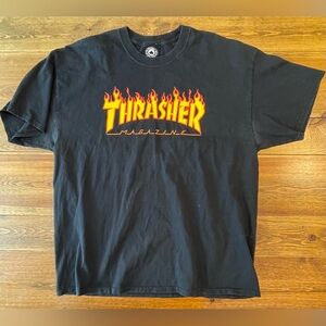 Thrasher Magazine | Short Sleeve Black Graphic T-Shirt | Men’s XL